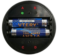 Contrôleur LED à distance RFBT15, interrupteur rotatif rond marche/arrêt, gradation LED avec batterie