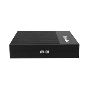 Amlogic S905X4Satellite टीवी रिसीवर एंड्रॉयड 11 ओएस इंटरनेट सेट-टॉप बॉक्स काले स्मार्ट वाईफ़ाई माली GPU रैम प्रदर्शन सीपीयू रंग