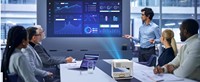 Projecteur intelligent 4K pour la maison, haute qualité, A5pro, fabrication LCD LED Android avec écran tactile, double écran