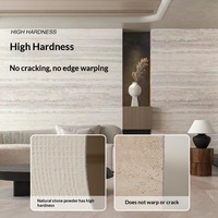 Revêtement mural extérieur en pierre de tufa blanche romaine souple, dalles de terre battue, porcelaine ultra-fine et flexible pour villas et hôtels