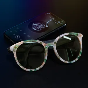 Gafas de sol inteligentes para teléfonos inteligentes, lentes de sol deportivos con Audio, HD, música inalámbrica, Android, a la moda, AI, 2022