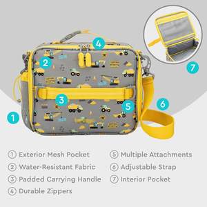 <span class=keywords><strong>Sac</strong></span> à déjeuner personnalisable pour enfants, <span class=keywords><strong>sac</strong></span> isotherme portable pour étudiants, <span class=keywords><strong>sac</strong></span> thermique doublé d'aluminium épais pour les <span class=keywords><strong>repas</strong></span> chauds/froids et les pique-niques - Product Image 3