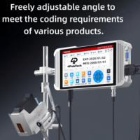 Imprimante jet d'encre automatique en ligne 4POLETECH TW1 de haute qualité avec encre à séchage rapide pour étiquettes/cartes/papiers, garantie 1 an