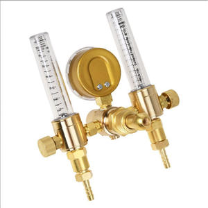 Régulateur de gaz double sortie CGA580 Argon avec débitmètre pour soudeurs TIG MIG - Product Image 3