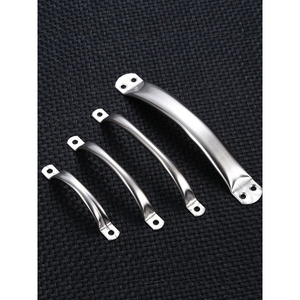 Tiradores de Acero Inoxidable para Gabinetes, Manijas de Cajón de Montaje Superficial, Perillas Modernas para Puertas de Armarios de Cocina y Ropero - Product Image 1