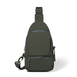 Unisex Single-shoulder Crossbody <b>Backpack</b> with Adjustable Strap Zipper Closure Lightweight Waterproof Eco-Friendly Travel Bag - Product Image 2