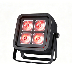 Mini <span class=keywords><strong>Blinder</strong></span> de Palco DMX512 IP20 LED Beam Wash IR a Bateria 4x18w RGBWA+UV Uplight para Casamento Festa Discoteca Clube - Product Image 2