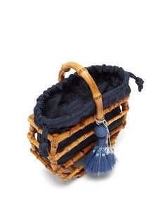 Delle donne Borsa di Bambù Handmade Cestino <span class=keywords><strong>Nido</strong></span> di Grandi Dimensioni Sacchetto di Hollow Tote Lanterna Borsa Da Spiaggia - Product Image 5