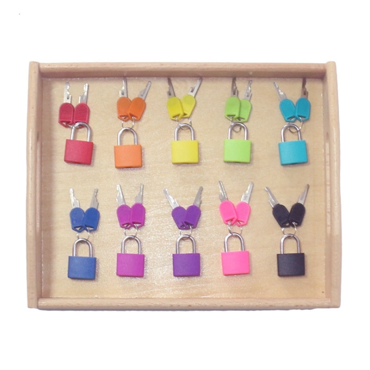 YYDeek Set De 10 Cerraduras Y Llaves Con Números Para Niños De 2-4 Años – Juguete Montessori De Conteo Y Motricidad, Ideal Para Viajes