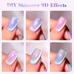 Esmalte de uñas en Gel de ojo de gato de larga duración, esmalte de Gel Aurora Mermaid con imán Soak off, esmalte de uñas magnético holográfico - Product Image 4