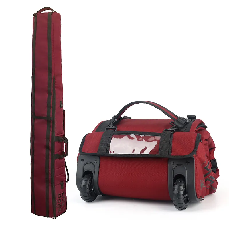 Ski Bag and Boot Bag Combo, Padded Skis Bag for Air Travel, Safety Reinforce Ski Carrier Bag Water- resistant Ski Travel Bag