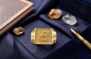 Elegant Gold Plated Copper Brass Men's Fashion <b>Finger</b> <b>Ring</b> with Classic Design for Festival Wedding Anniversary Daily Wear - Product Image 4