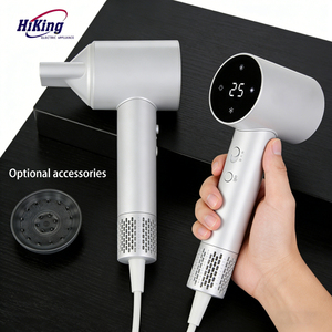 Nuevo Secador de Pelo Profesional de Alta Potencia para el Hogar, 1600W, 110000 RPM, Secador de Pelo Digital Inteligente - Product Image 1