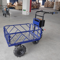 Chariot électrique à batterie au plomb 48V, capacité de la benne 200 kg, moteur sans balais 500W, chariot à roues, mini-dumper Kohler