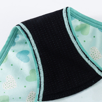Culotte Menstruelle Adolescente Personnalisée 4 Couches Motif Pois Blanc Mignon Culottes Menstruelles avec Coussinet