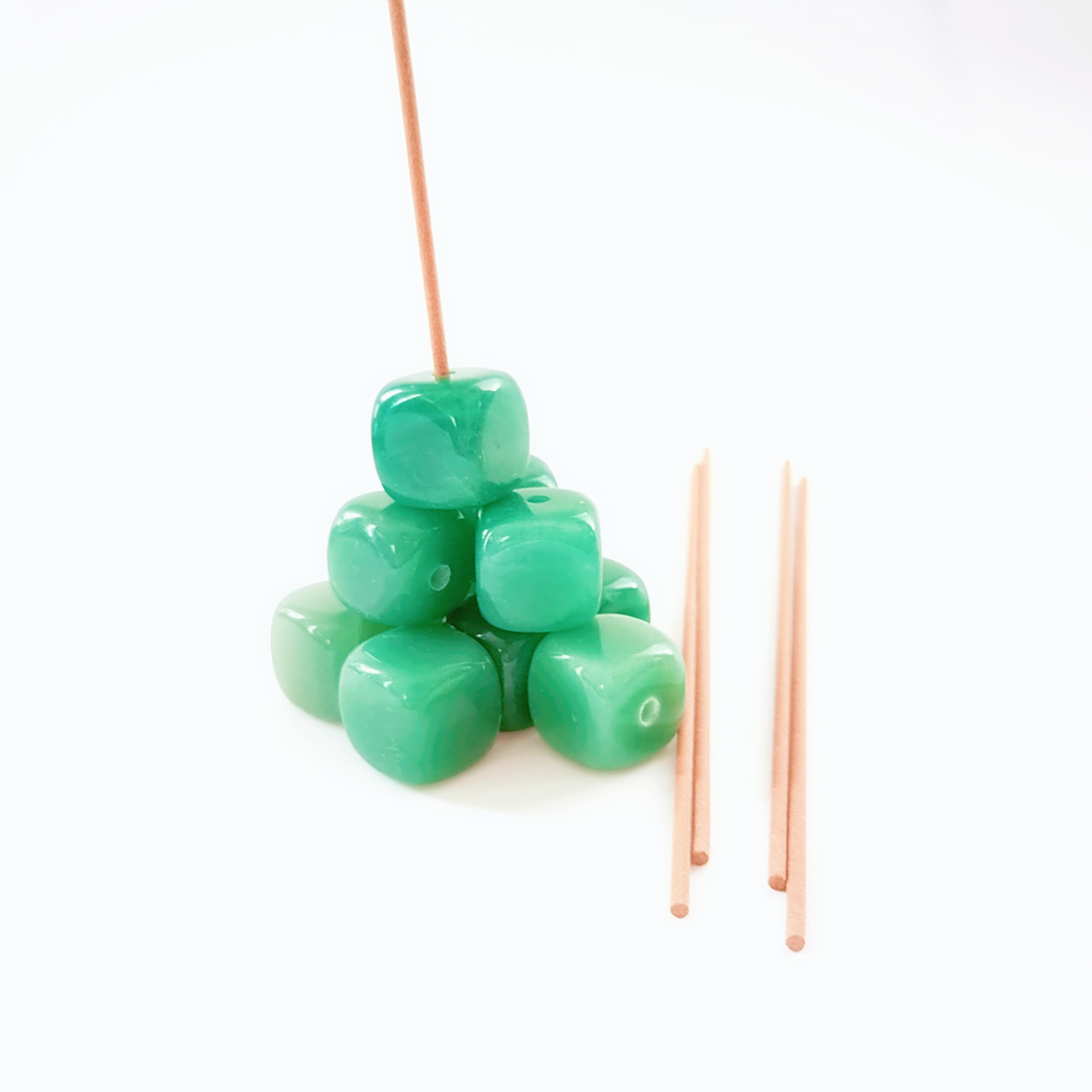 Высококачественная подсвечник для курильницы зеленый авантюрин нефрит