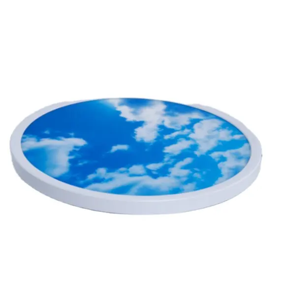 Lámpara deslumbrante generación ajustable luz cálida cielo azul nube blanca modelo potencia 24W