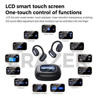 Headphone Nirkabel ERAZER XP2 AI dengan Layar LCD, Dukungan Kartu TF BT5.4, Kontrol Sentuh, Suara HiFi, Headset Olahraga, AI Real-Time
