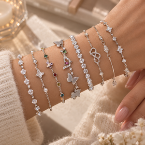 Pulsera de Plata de Ley 925 para mujer pulsera de plata 925 de dorazones pulsera de brazo superior de plata brazalete laton luna - Product Image 1