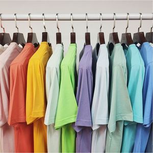 Cotton Custom T Shirt Blank Heavy Weight Oversized Tshirt Printing Unisex Fashion Clothes Designer Brand T-shirt - Product Image 1
