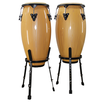 Professional Latin Percussion Wooden Conga Drum Set Professional Musical Instrument Conga Drum Sets With Stand