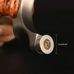 Schleuder Flying Tiger aus 440C Edelstahl mit Rundkopf für Flachgummis, Kopfstütze Frei Abnehmbar - Product Image 6