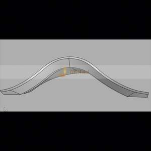 Escultura de Acero Inoxidable Art Deco Personalizada de Fábrica ANW6847 para Proyecto de Decoración de Jardín y Plaza 304 - Product Image 6