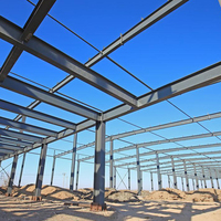 Estructuras de Acero Prefabricadas de Diseño Moderno en Venta, Vigas Sólidas en Forma de H, 1 Año de Garantía para Fábricas, Almacenes y Estadios