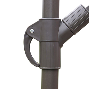 Parasol <span class=keywords><strong>de</strong></span> jardin extérieur à LED personnalisé Parapluie en porte-à-faux parasol parasol banane avec pièces <span class=keywords><strong>de</strong></span> base - Product Image 6
