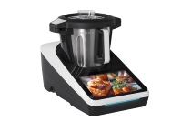 Robot Masak Multifungsi Dapur, Smart Thermo Cooker Pembuat Sup, Wifi, ChefX atau Aplikasi Tuya, Layar TFT 10'', Rotasi Dua Arah