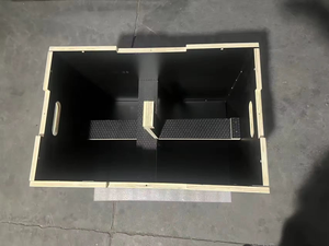 Boîte de saut en bois portable et détachable de haute qualité, 3 tailles, équipement de fitness pour <span class=keywords><strong>CrossFit</strong></span>, salle de sport et entraînement de force à domicile - Product Image 5