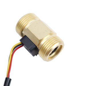 DC 12V pirinç su akış sensörü Hall etkisi darbe akış ölçer 0.<span class=keywords><strong>3</strong></span>-10L/min için SU ISITICI 1/<span class=keywords><strong>2</strong></span> "NPT iplik sıvı ölçümü - Product Image 2