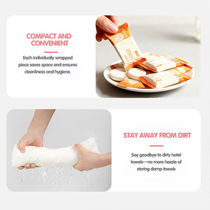 Langqiao dùng một lần thân thiện với môi không dệt vải tròn nén mặt khăn nhà làm đẹp sử dụng tuyệt vời khả năng thấm hút - Product Image 4