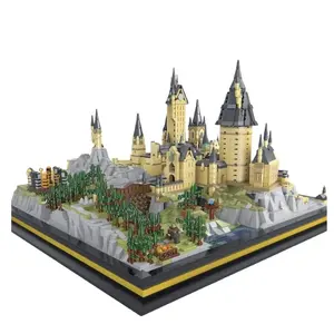 Série film château magique 7580 pièces, Kits d'assemblage de modèles, jouets, blocs de construction, briques, ensembles cadeaux