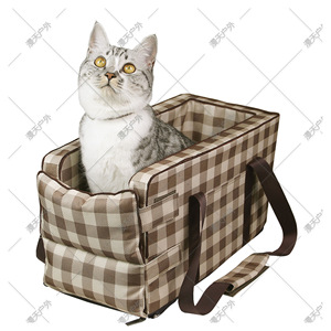 Portable Car <b>Pet</b> <b>Bed</b> For Small Dogs Breathable Anti-Slip Backseat Cover With Safety Hook And Zipper - Product Image 2