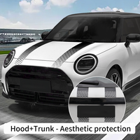 Pegatinas de vinilo para el capó del motor y maletero del coche, para Mini Cooper F56 F60 F55 F54 R56 R60 F65 F66 U25 J01 Countryman, accesorios para coche
