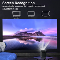 Proyector Portátil T10 para Viajes y Camping, 720P HD Recargable, Android 14, 260 Lúmenes, Batería Integrada, Luz Ambiental para la Vida al Aire Libre