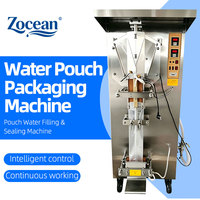 Machine d'emballage automatique industrielle de sachets d'eau avec ligne de remplissage liquide haute vitesse pour lait, bière et eau, avec scellage papier