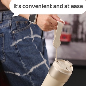 Taza de Café de 17 oz Libre de BPA con Pajita y Tapa Hermética - Perfecta para Viajes, Oficina, Gimnasio, Taza de Café Portátil - Product Image 3