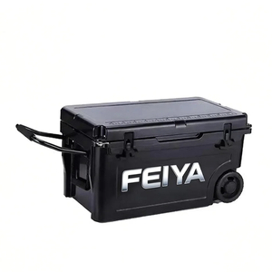 Nevera Portátil Térmica Rotomoldeada de Plástico con Impresión de Logotipo Personalizado, Capacidad de 55QT, Diseño Moderno para Almacenamiento de Alimentos en Campamentos al Aire Libre - Product Image 1