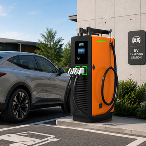สถานีชาร์จไฟ DC EV 60KW 180KW 120KW 240KW CCS1ปืนคู่ติดพื้น CCS2 nacs ocpp 4G RFID QR <span class=keywords><strong>Code</strong></span> - Product Image 1