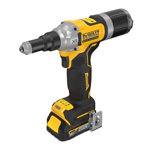 เครื่องยิงรีเวท Dewalt Air Riveter 6.4 มม. XR 18V Brushless แรงดึง 20 กิโลนิวตัน สำหรับรีเวทเหล็ก ซ่อมแซมงานเครื่องจักร - Product Image 1