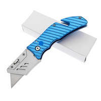 Couteau utilitaire pliable BC Bochen avec lame détachable SK5 pour la défense personnelle, coupe de matériaux multiples, remplacement facile