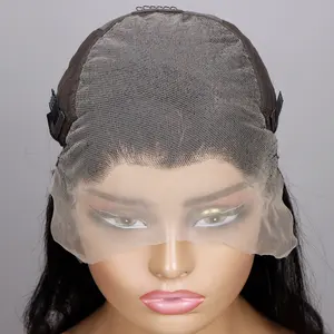 Beauty Supplies Wholesale 13X6 Human Hair Hd Lace Front Wigs 180 Density 12A Raw Indian Hair Hd Lace Frontal Wig Human Hair