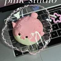 Offre Spéciale : Jouet Squishy Poisson-Bouffant Adorable avec Porte-clés, Jouet Anti-stress en TPR Souple en Forme d'Animal, Pendentif pour Sac