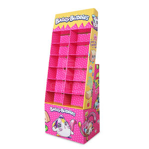 Support en <span class=keywords><strong>carton</strong></span> pliable ondulé avec imprimés, Promotion de vente au détail, présentoir personnalisé en <span class=keywords><strong>carton</strong></span> pour exposition de produits POP, 20 pièces - Product Image 4