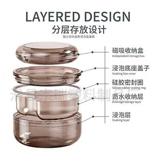 Dental invisible braces case, multi-layer orthodontic retainer storage <b>box</b>, sealed portable dental case, <b>denture</b> storage and - Product Image 5