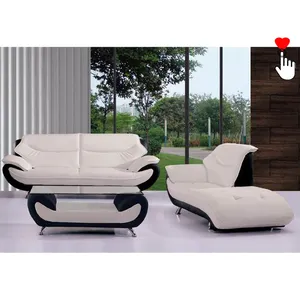 最佳选择现代皮革面料欧式组合沙发套装设计客厅家具