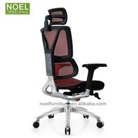 Chaise de bureau ergonomique de luxe entièrement en maille, dossier haut, ensemble bureau et chaise, conforme à la norme BIFMA, chaises de bureau modernes
