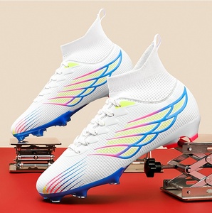 Мужские летние уличные кроссовки для тенниса и футбола, на заказ, оптом, высокие профессиональные дышащие футбольные бутсы - Product Image 3
